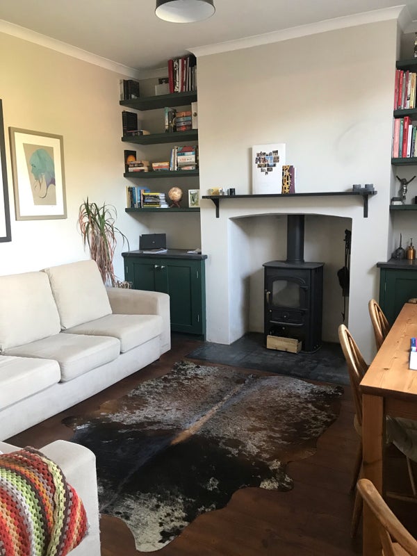 Photo 1: Living Room with log burner