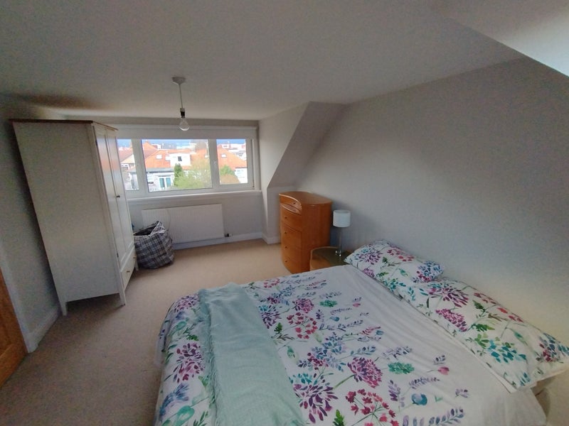 Photo 1: large sunny room
