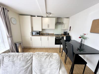 Modern 2 Bed Flat 1 Bath parking & garden Main Photo