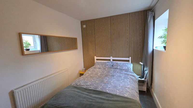 Photo 1: Double bedroom with private bathroom & kitchen