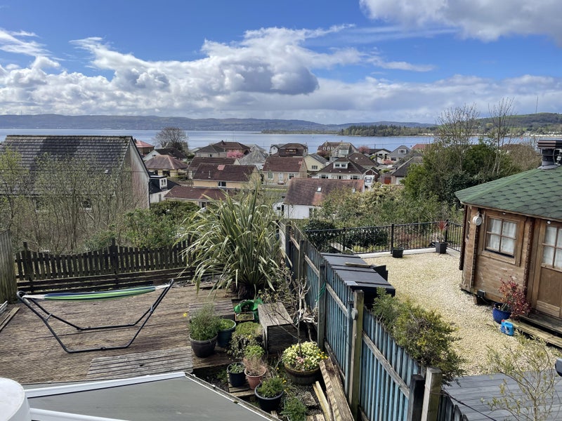 Photo 1: View from the bedroom, it's always this sunny