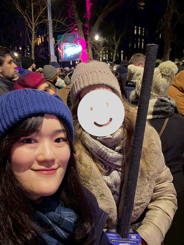 Photo 1: Memories from Edinburgh: Enjoying the Torchlight Procession with my current flatmate! We’ve had a 