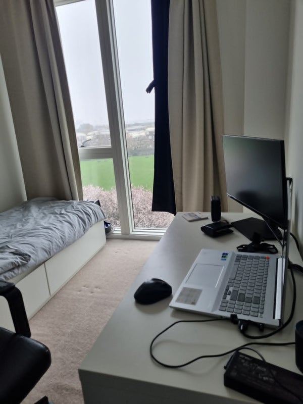Photo 1: Bedroom with Desk