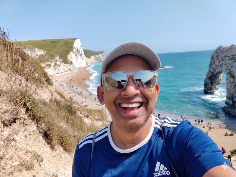 Photo 1: That mandatory selfie near Durdle Door - Summer 2024