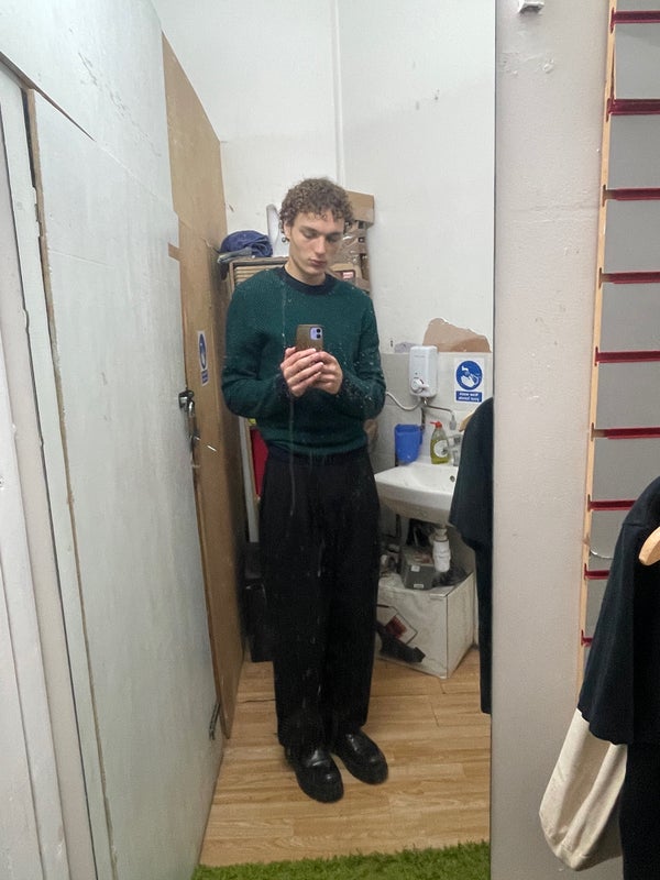 Photo 1: Me in a dirty mirror