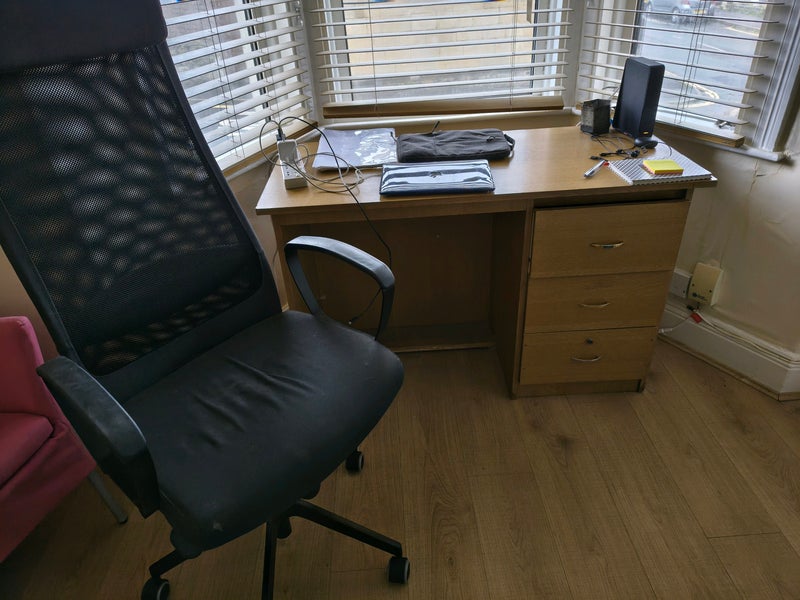 Photo 1: Study Table and Chair