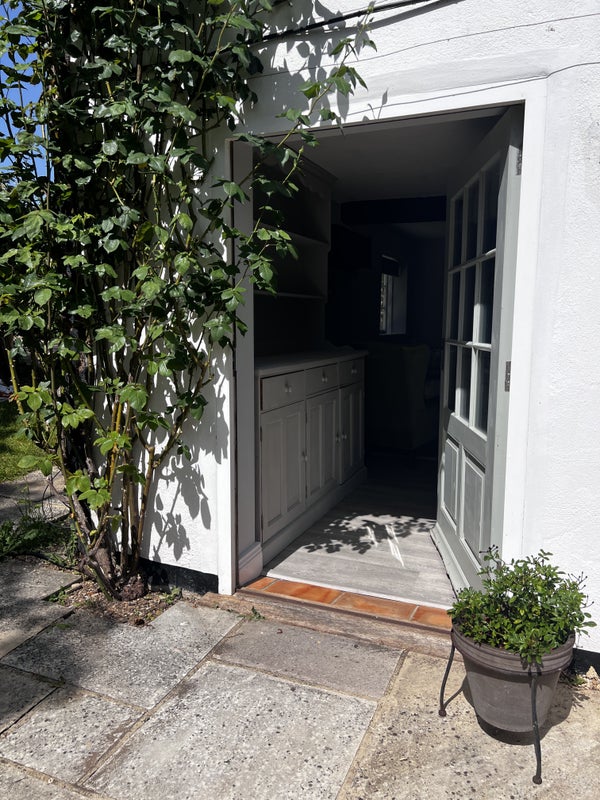 Photo 1: Door into bedsit