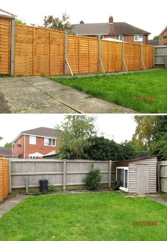 Photo 1: Back garden