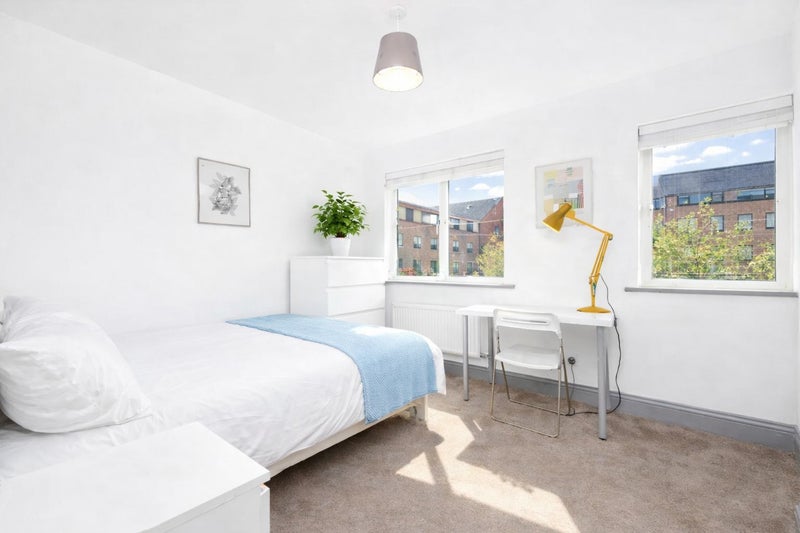 Photo 1: Furnished with a double bed, wardrobe, drawers, desk & chair