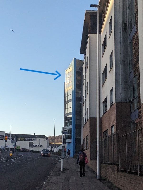 Photo 1: Flat from the outside