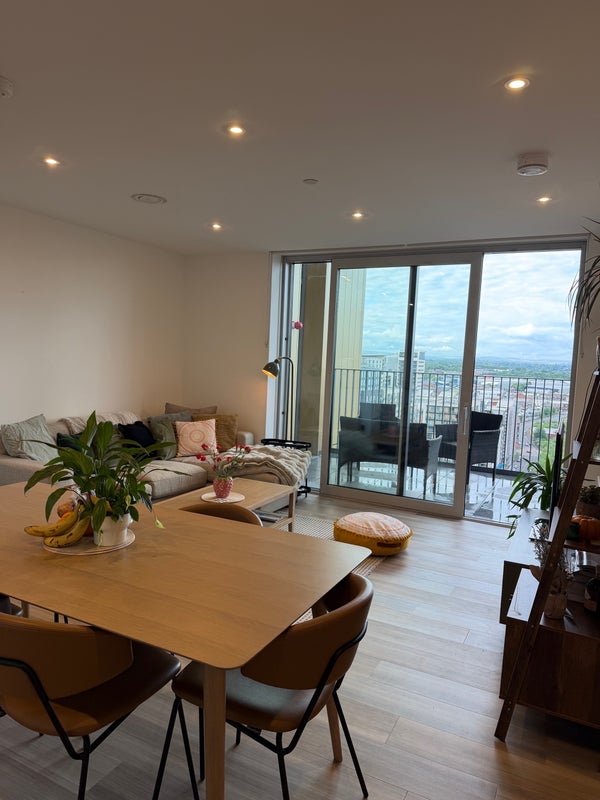 Photo 1: Large double balcony (biggest you can get in the building)