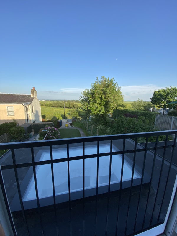 Photo 1: Main bedroom view with small Juliet Balcony