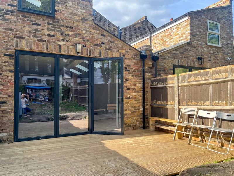 Photo 1: Deck and garden