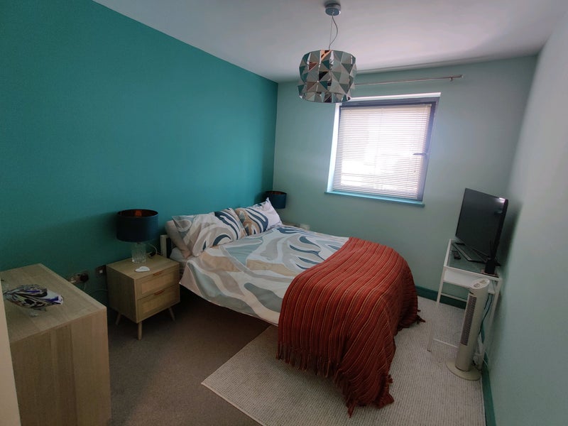 Photo 1: A comfy double bed, TV too