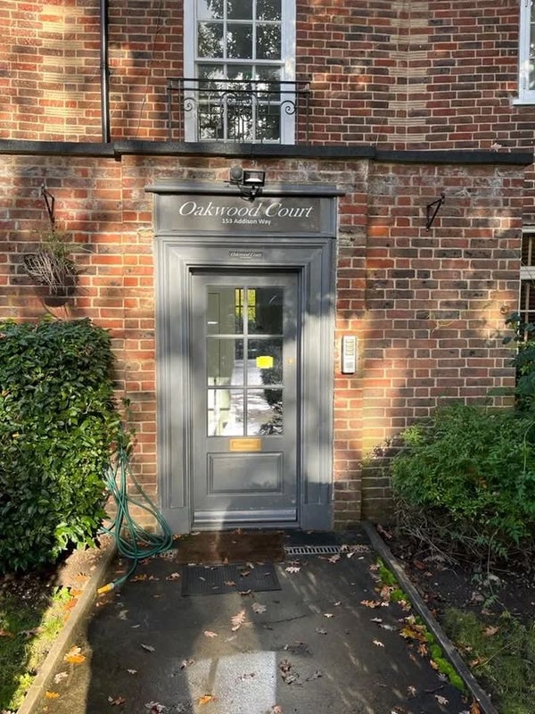 Photo 1: Block entrance