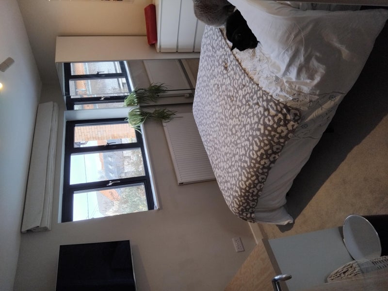 Photo 1: Double ensuite -garden view, storage m TV, Kettle and desk , Lots of stoage , electric blinds 