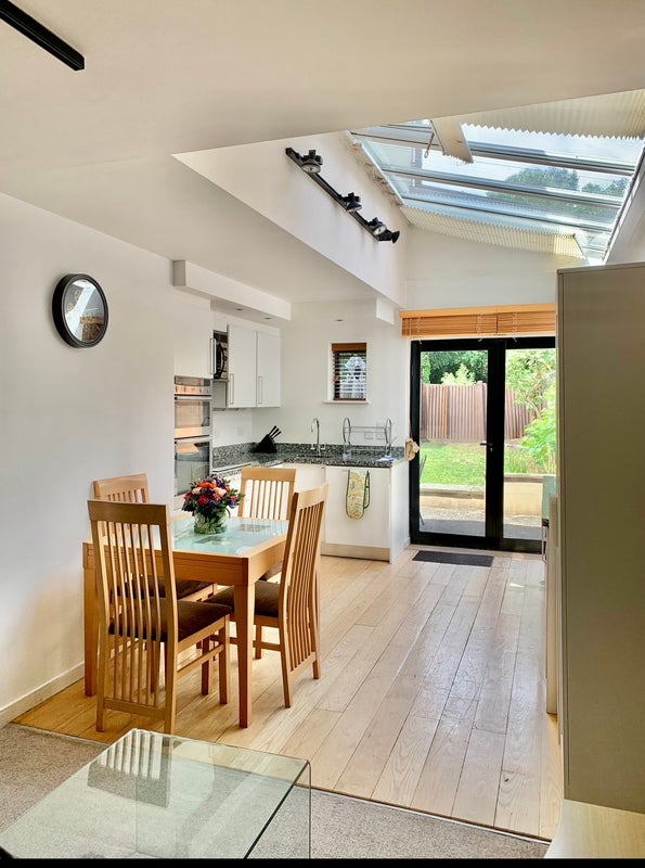 Photo 1: Open plan kitchen/living area