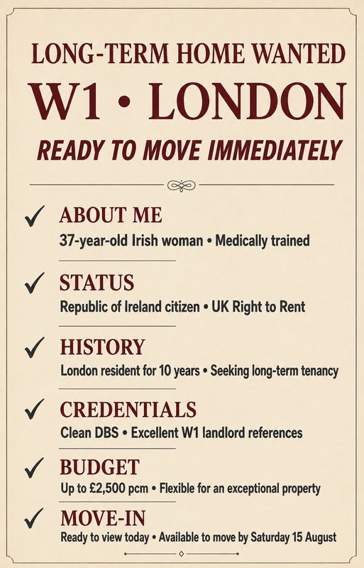 Photo 1: Checklist to move in ASAP, 1  bed Flat- urgent
