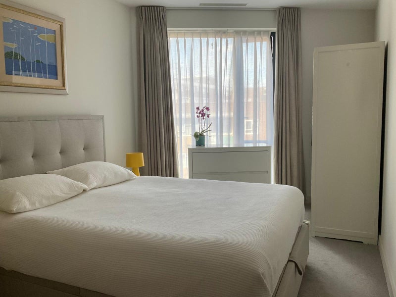 Photo 1: Bright, comfortable double bedroom with blackout curtains
