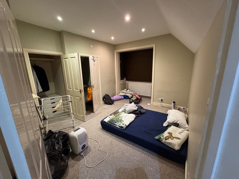 Photo 1: Slightly strange photo of my bedroom as I’m currently in the process of moving out. 