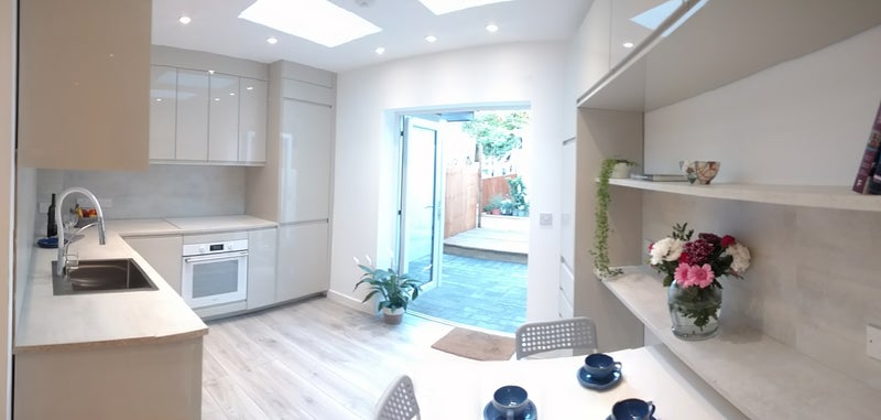 Photo 1: Beautiful modern clean house with cute patio garden