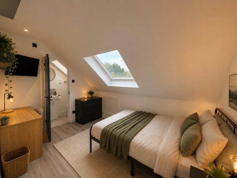 Photo 1: Room 5, en-suite loft room