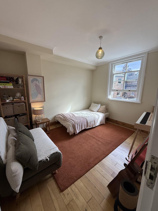 Photo 1: This is your bedroom! :) We will be adding a wardrobe there too. And instruments will go out.
