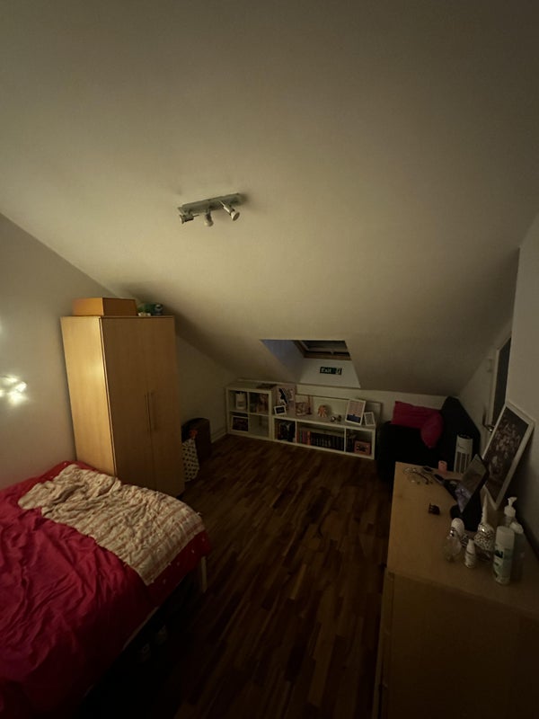 Photo 1: Bedroom (taken at night, but the lighting during the day is fantastic!)