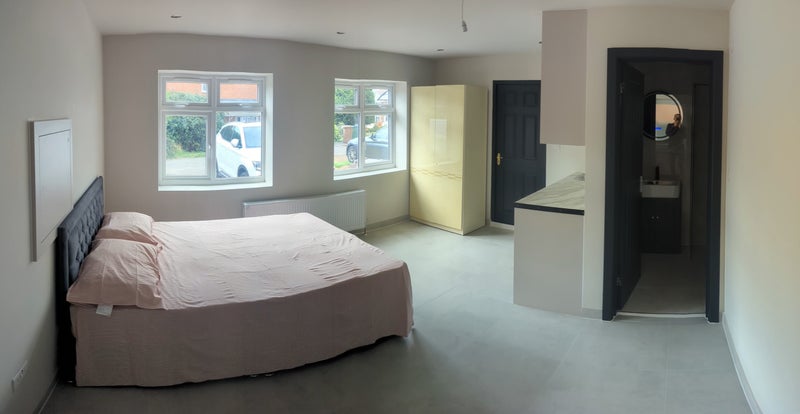 Photo 1: Annex with king sized bed, ensuite, wardrobe and kitchenette