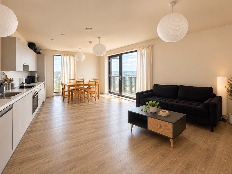 Photo 1: Spacious Living Room