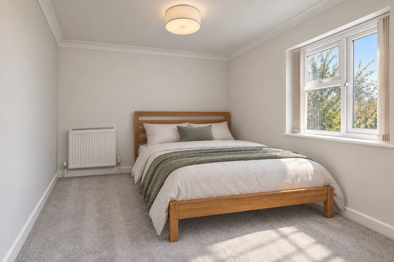 Photo 1: Bedroom, has wardrobe out of sight on the right