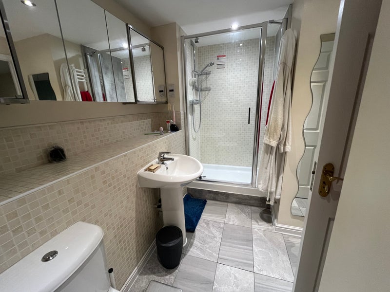 Photo 1: En-suite shower