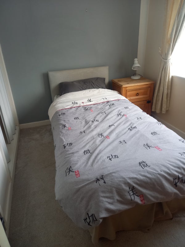 Photo 1: Light airy room redecorated