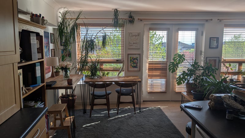 Photo 1: Living area from kitchen