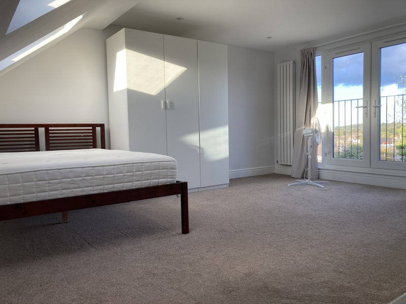 Photo 1: Double bed with pocket-spring and memory foam mattress in new-built loft conversion.