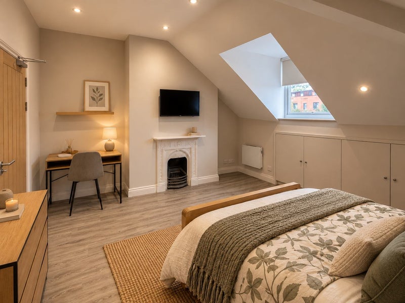 Photo 1: Double bedroom