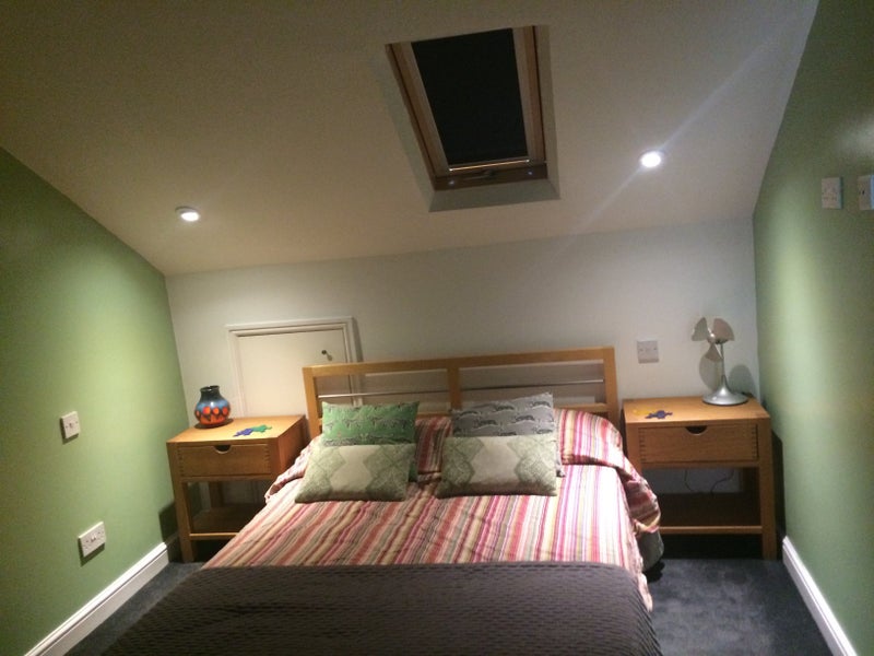 Photo 1: bedroom at night 