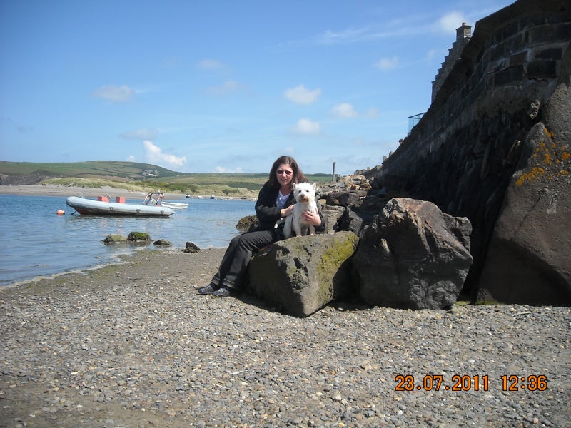 Photo 1: With my brother's dog