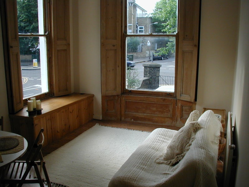 Photo 1: Lounge with two sash windows