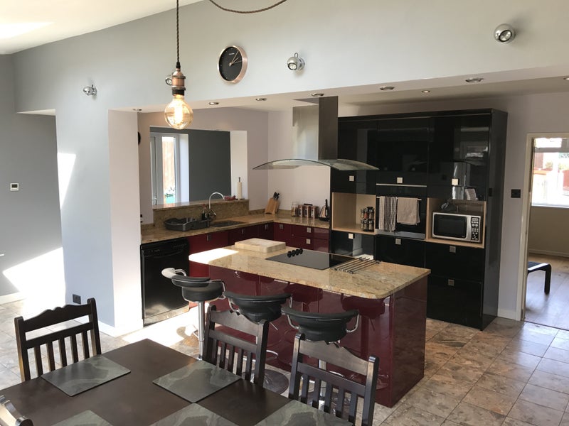 Photo 1: Open plan kitchen diner