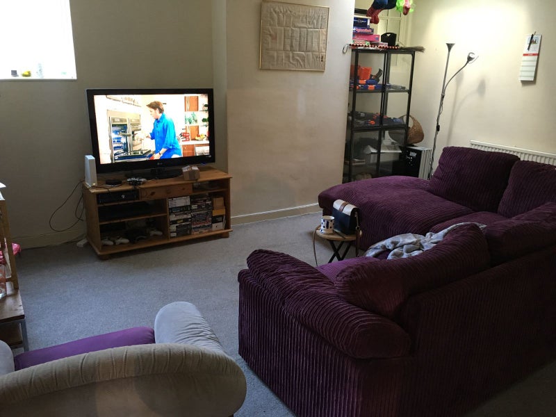 Photo 1: Lounge with new corner sofa