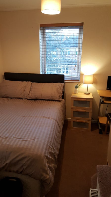 Photo 1: Room looking towards bed