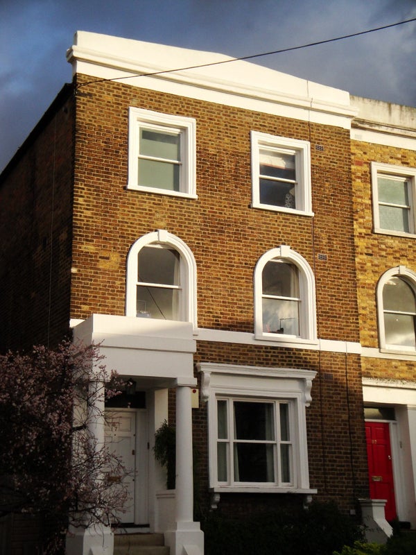 Photo 1: The flat is the top two floors of this converted Georgian house in the Stockwell conservation area
