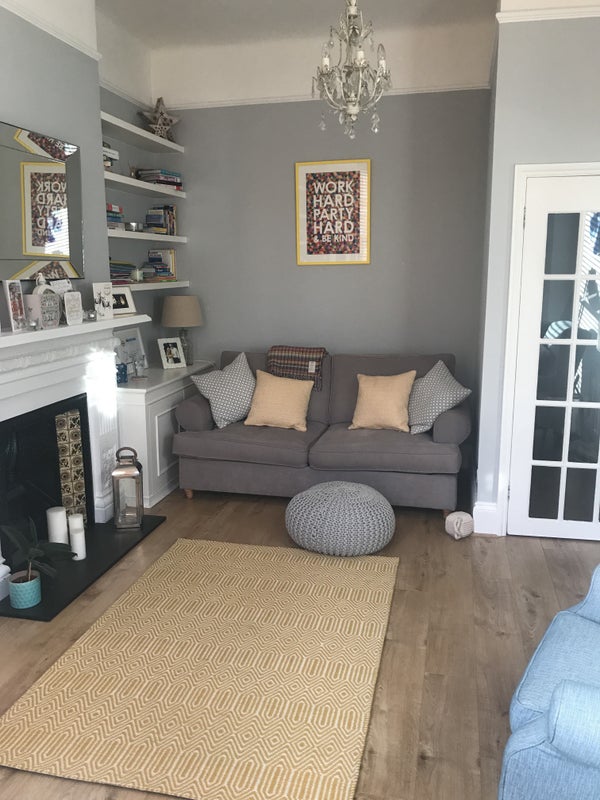 Lovely Modern One Bed Flat In Edwardian House Room To From To Zoom Living Room