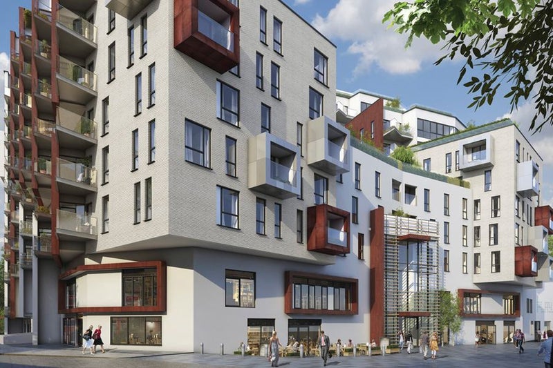 Photo 1: New development, next to Greenwich DLR