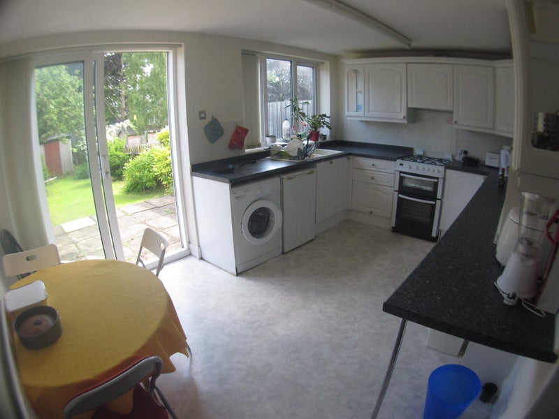 Photo 1: Very large kitchen with garden view