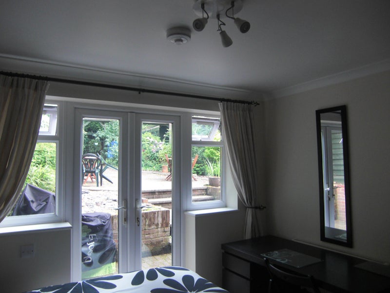 Photo 1: There is a lovely view from the bedroom