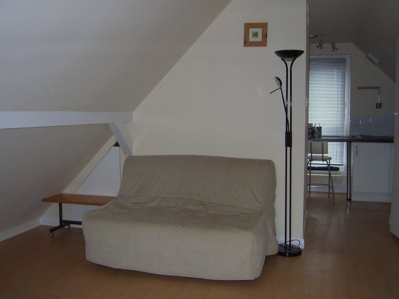 Photo 1: Bedsitting area sofabed