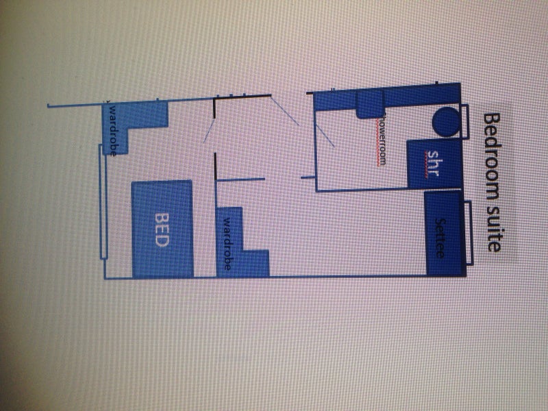 Photo 1: Floor plan of suite
