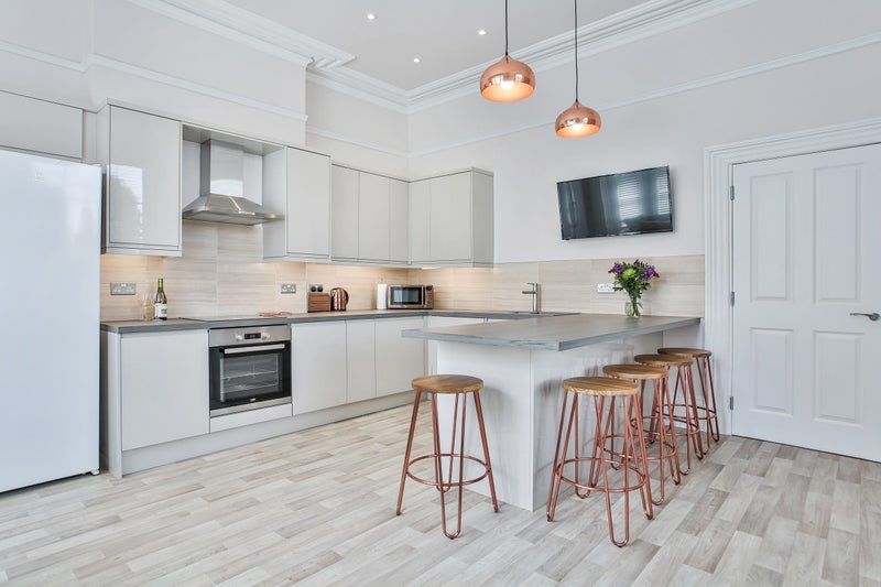 Photo 1: Beautiful kitchen living area
